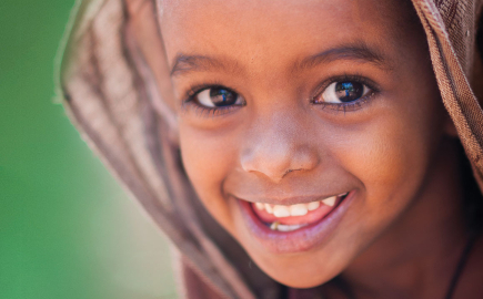 African child smiling