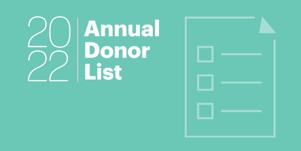 USP’s 2022 Annual Donor List Graphic