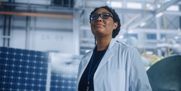 Woman scientist in lab