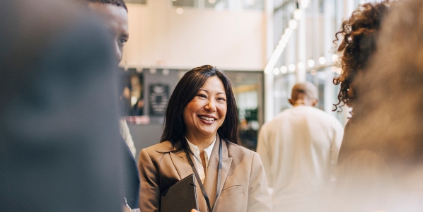 woman at convention